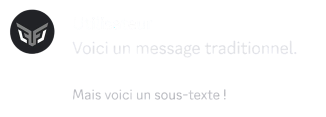 Aperçu d'un sous-texte