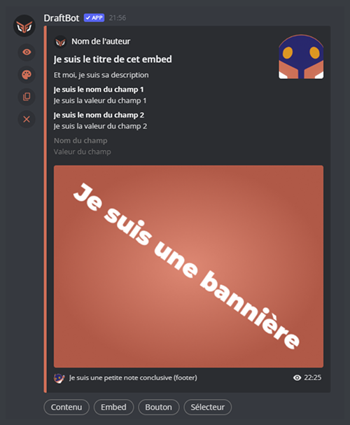 Comparez ici la différence entre l'édition et le rendu final