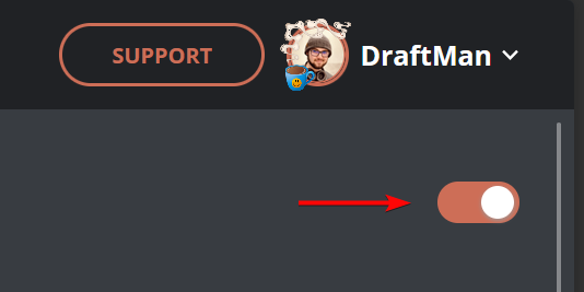 Activation du système de niveaux depuis le Panel