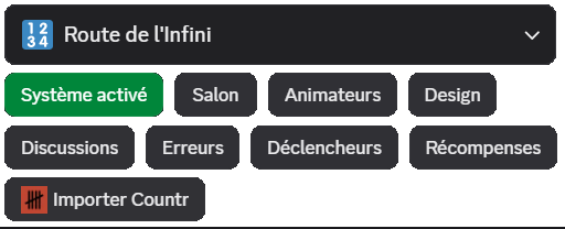 Bouton d'importation Countr