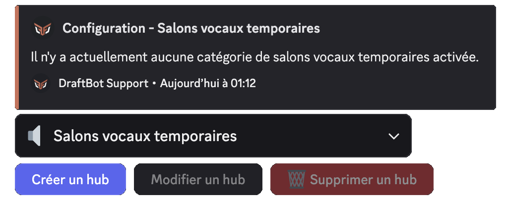 Aperçu de la commande /config