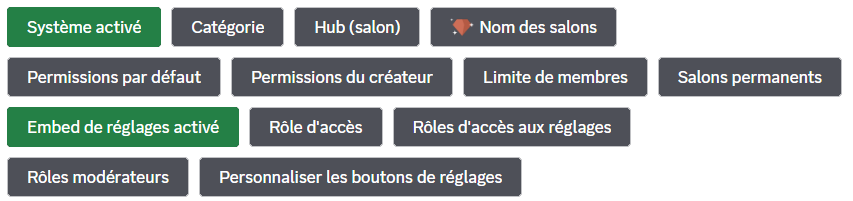 Modification des Salons Vocaux Temporaires