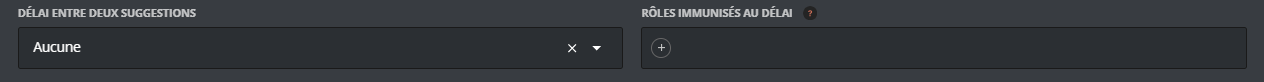 Configuration sur le panel