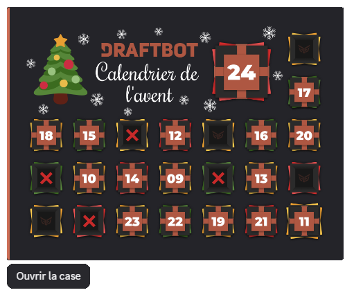 Exemple du calendrier