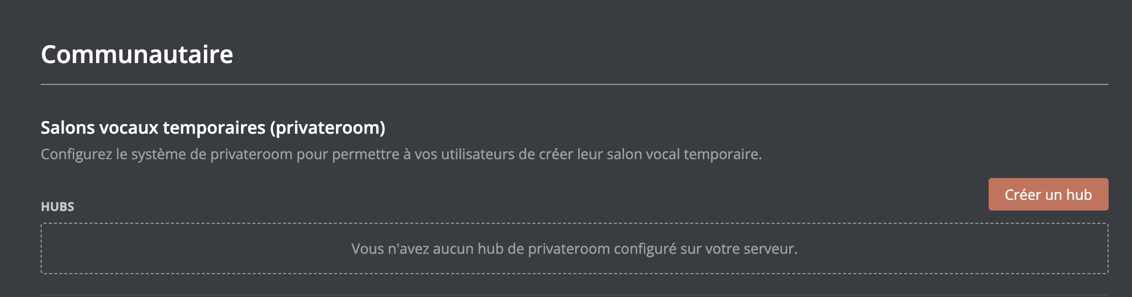 Aperçu du panel