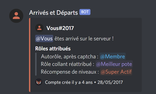 Logs customisés